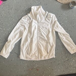 Lululemon Athletica White Zip-Up Jacket